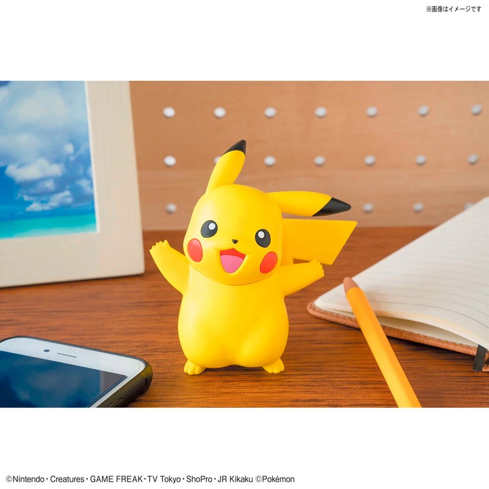 BANDAI POKEMON PLAMO COLLECTION QUICK!! NO.01 PIKACHU - IRION Juguetería - 