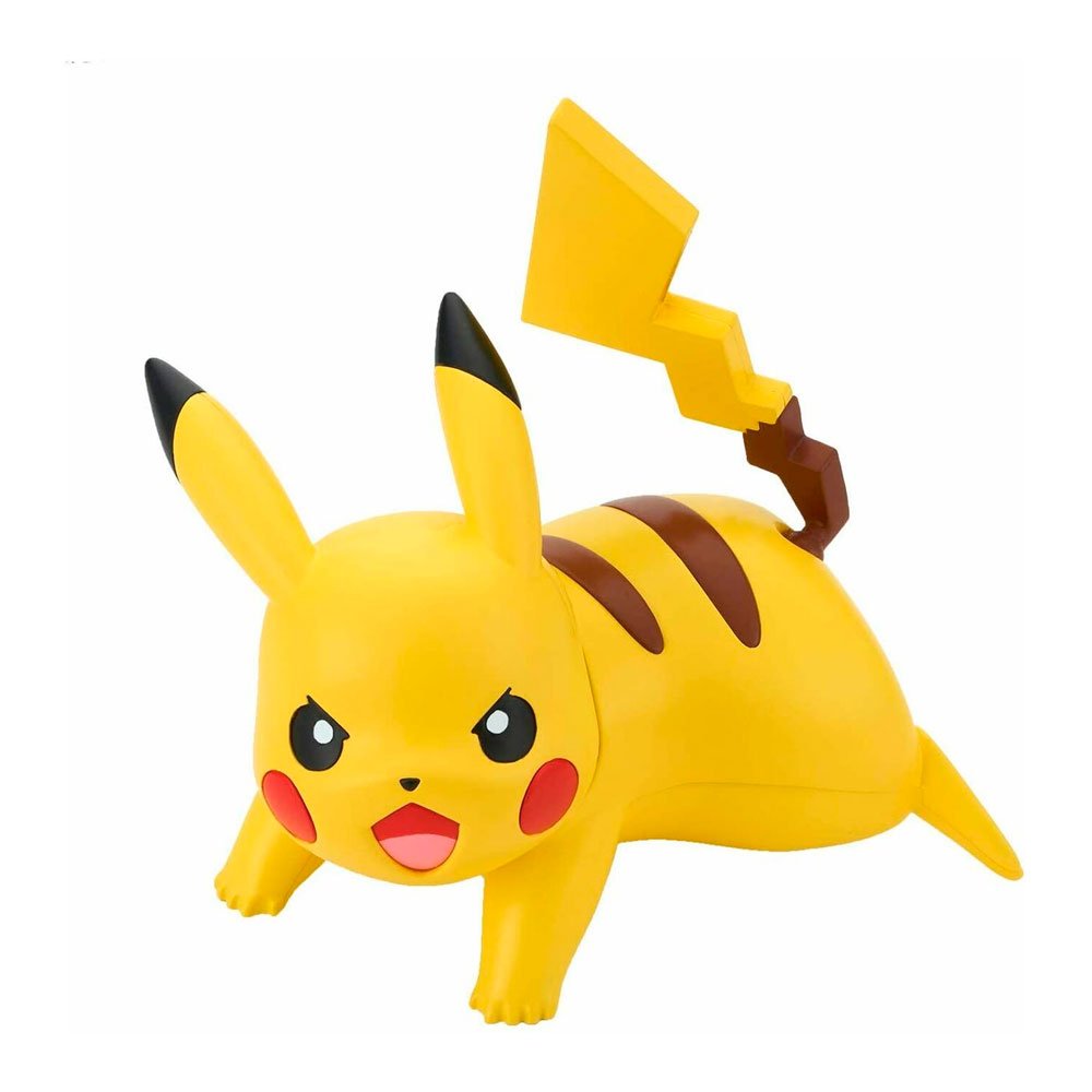 BANDAI POKEMON PLAMO COLLECTION QUICK!! NO.03 PIKACHU BATTLE POSE - IRION Juguetería - 