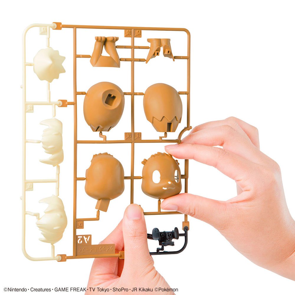 BANDAI POKEMON PLAMO COLLECTION QUICK!! NO.04 EEVEE - IRION Juguetería - 