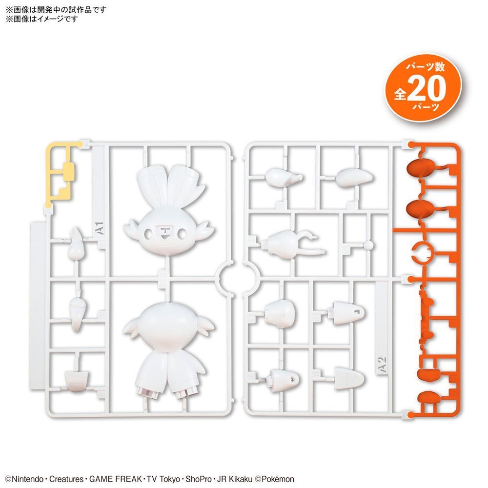 BANDAI POKEMON PLAMO COLLECTION QUICK!! NO.05 SCORBUNNY - IRION Juguetería - 