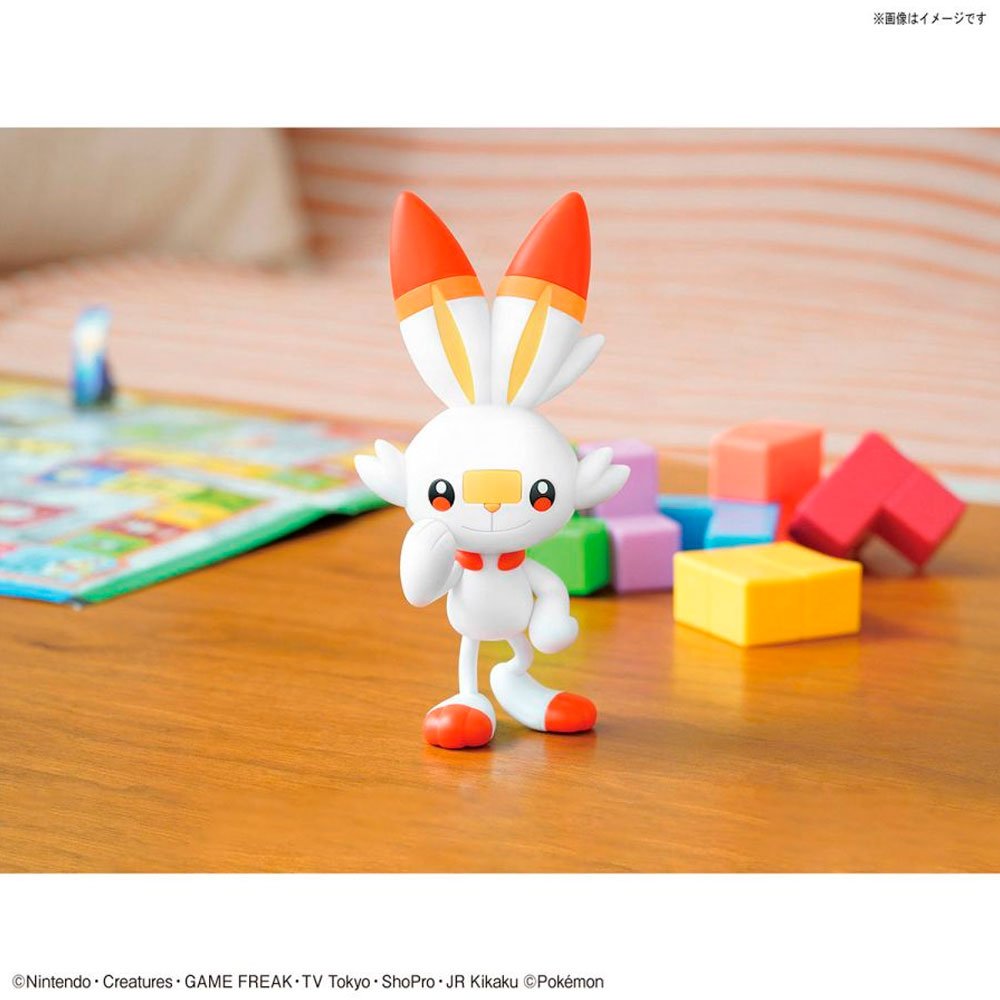 BANDAI POKEMON PLAMO COLLECTION QUICK!! NO.05 SCORBUNNY - IRION Juguetería - 