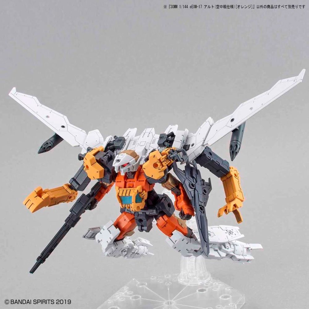 BANDAI PORTANOVA 30MM EEXM-17 ALTO FLIGHT TYPE [ORANGE] - IRION Juguetería - 