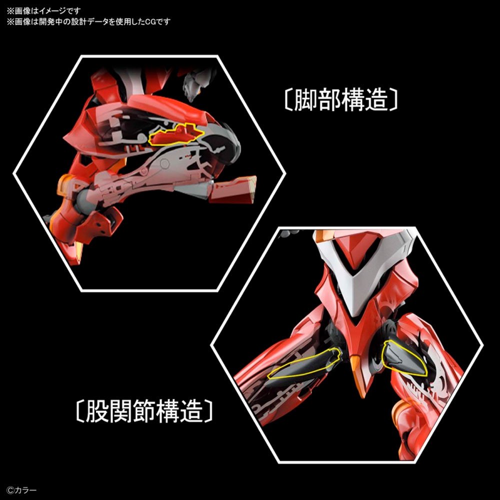 BANDAI RG ALL PURPOSE HUMANOID EVANGELION UNIT 02 - IRION Juguetería - 
