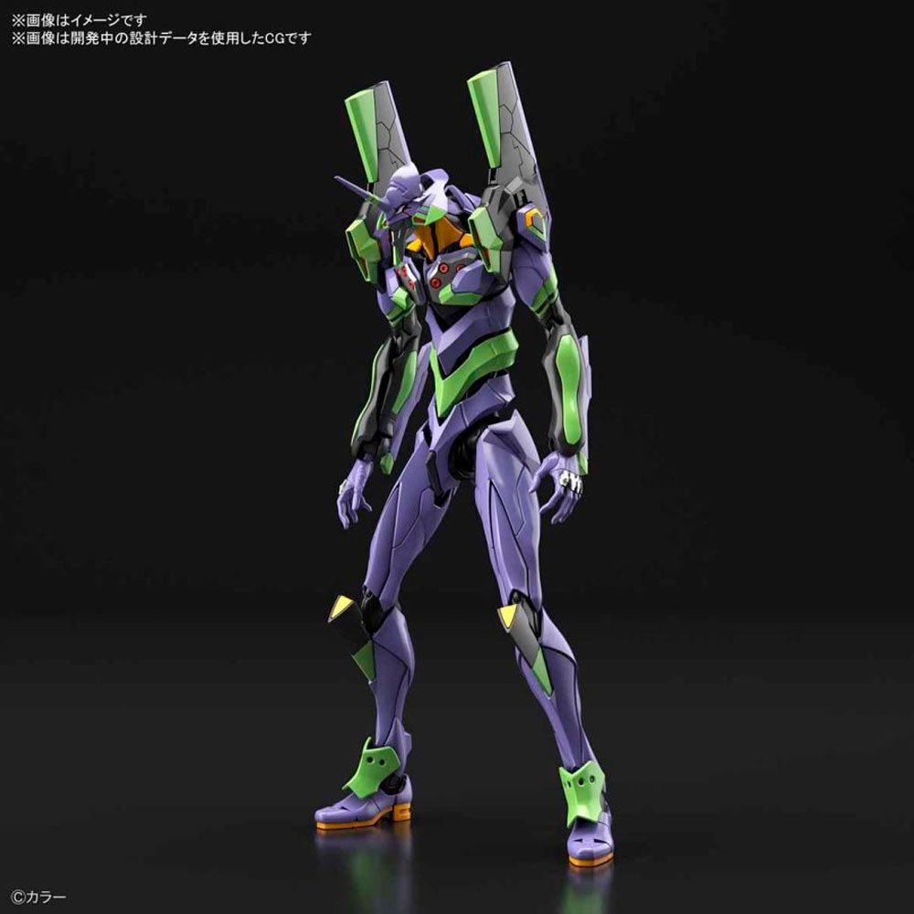 BANDAI RG ARTIFICIAL HUMAN EVANGELION UNIT-01 DX TRANSPORT PLATFORM SET - IRION Juguetería - 