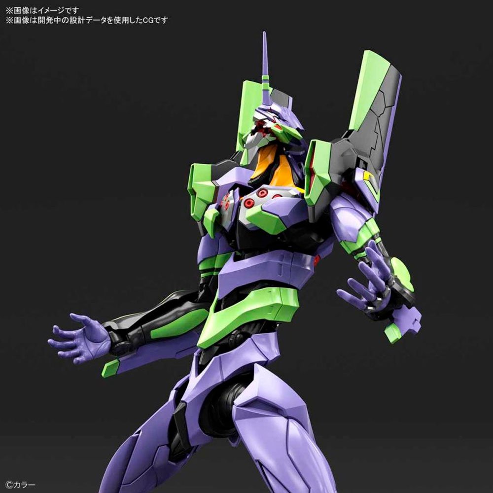 BANDAI RG ARTIFICIAL HUMAN EVANGELION UNIT-01 DX TRANSPORT PLATFORM SET - IRION Juguetería - 