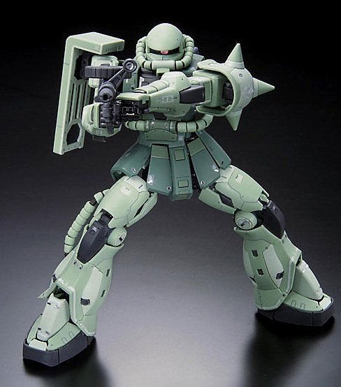 BANDAI RG MOBILE SUIT MS-06F ZAKU II - IRION Juguetería - 