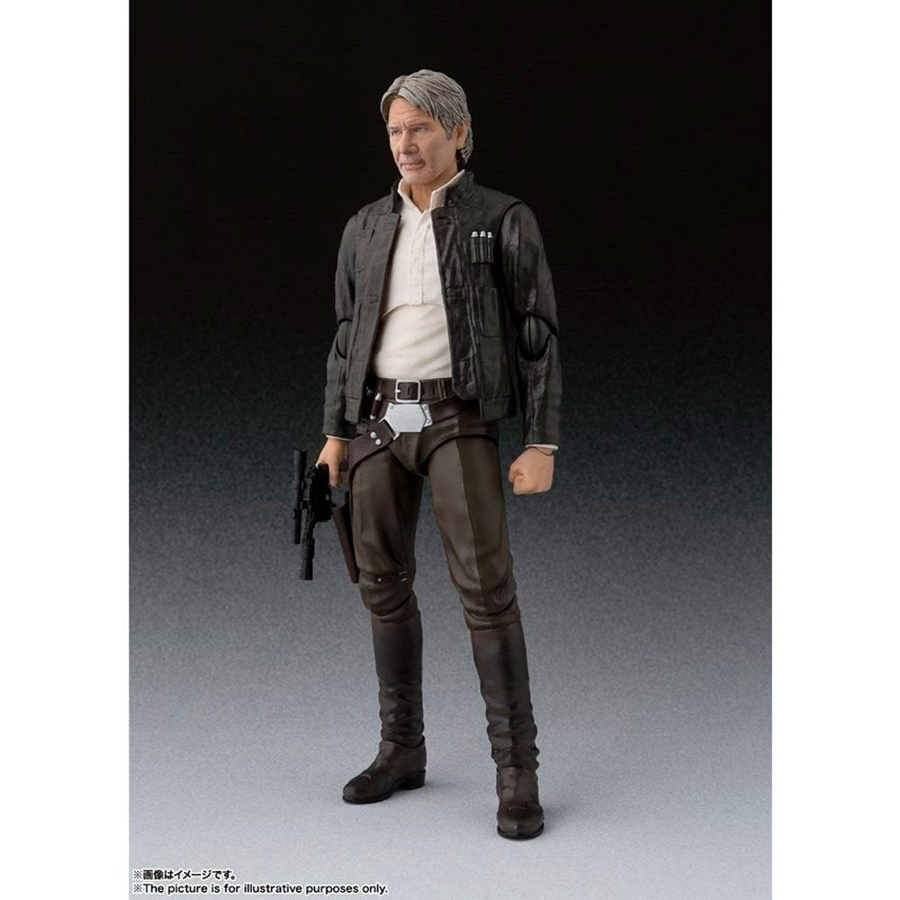 BANDAI S.H. FIGUARTS HAN SOLO (THE FORCE AWAKENS) - IRION Juguetería - 