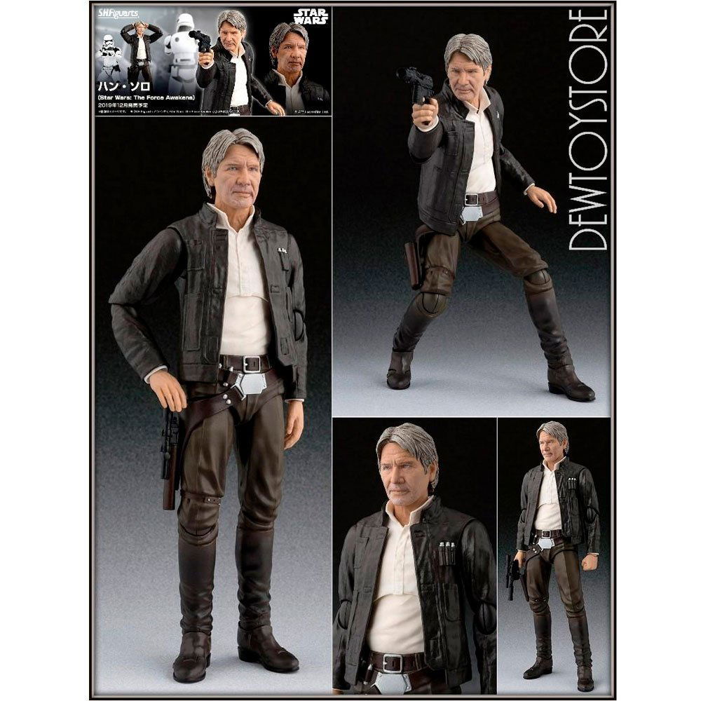 BANDAI S.H. FIGUARTS HAN SOLO (THE FORCE AWAKENS) - IRION Juguetería - 