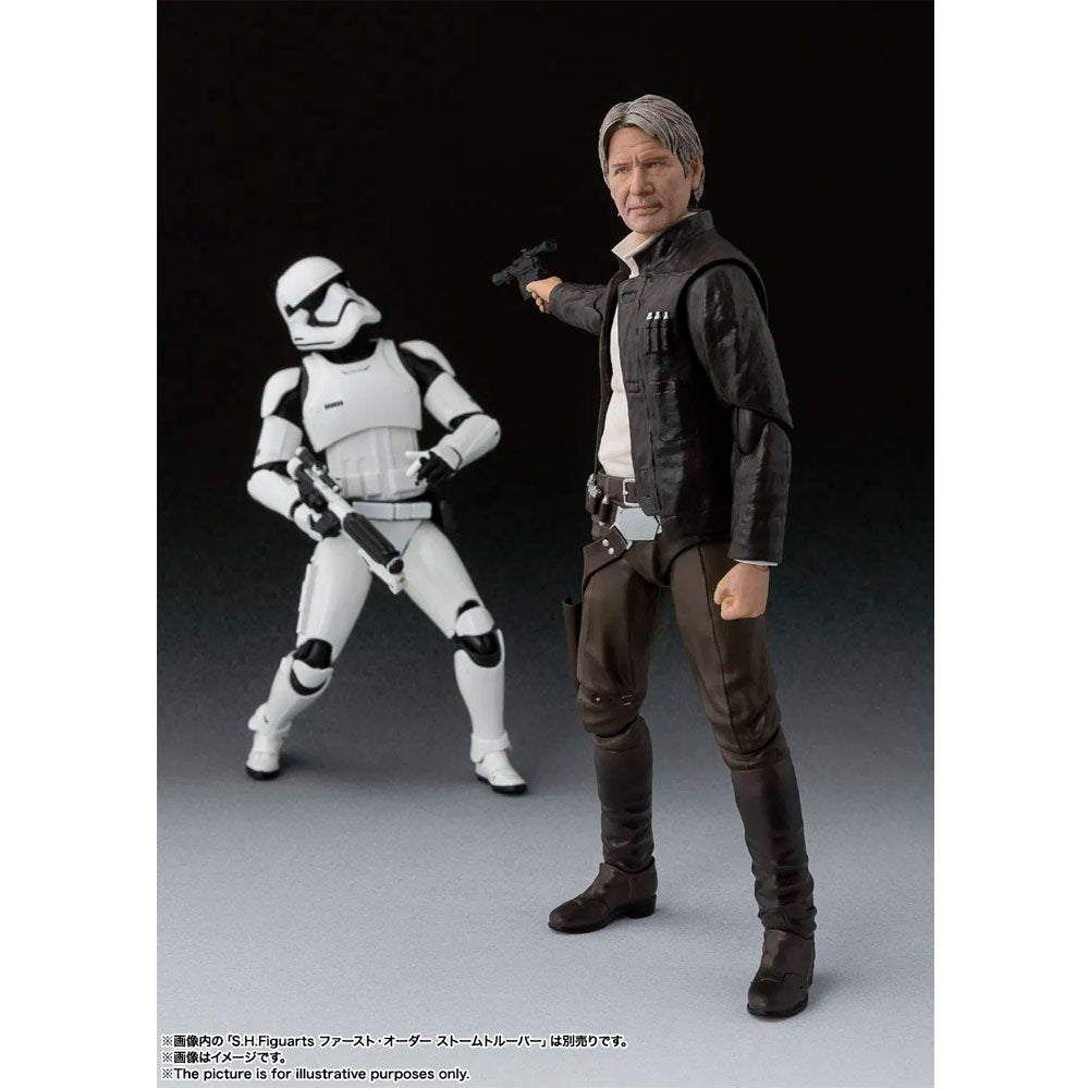 BANDAI S.H. FIGUARTS HAN SOLO (THE FORCE AWAKENS) - IRION Juguetería - 