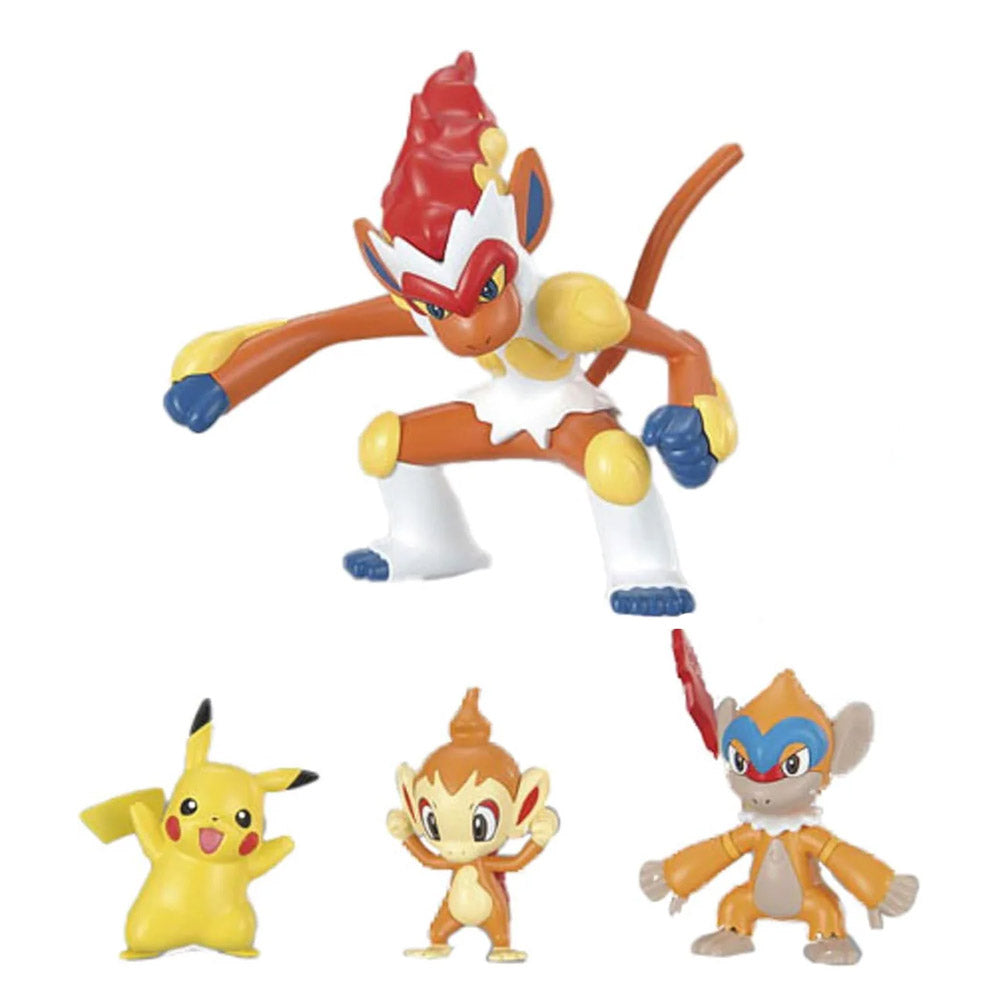 BANDAI POKEMON PLAMO 07 INFERNAPE EVOLUTION SET