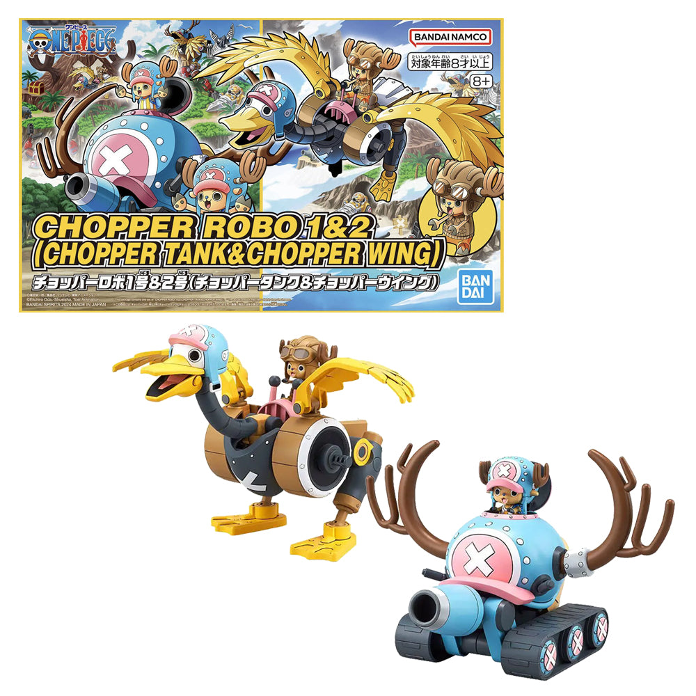 ONE PIECE CHOPPER ROBO NO.1 AND NO.2 (CHOPPER TANK AND CHOPPER WING)