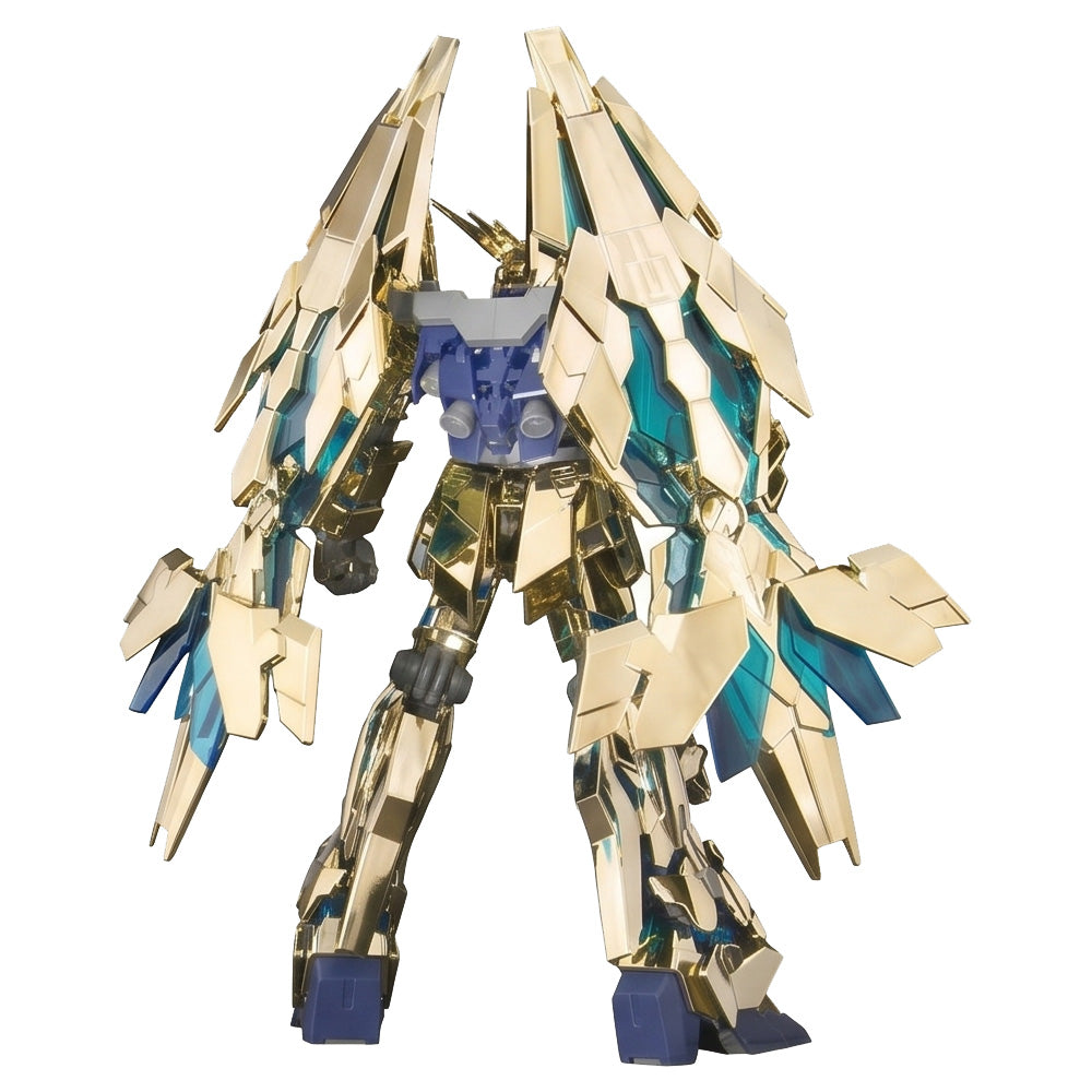 BANDAI HG GUNDAM BASE LIMITED UNICORN GUNDAM 03 PHENEX (DESTROY MODE) GOLD & SLIVER COATING SET (SET OF 2)