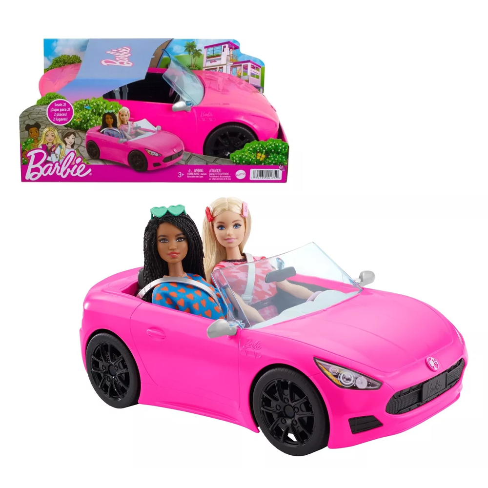BARBIE AUTO CONVERTIBLE ROSADO | MATTEL - IRION Juguetería - 