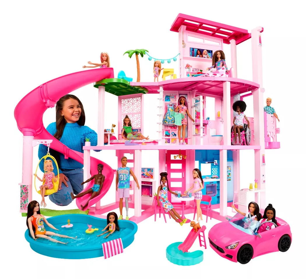 BARBIE DREAM HOUSE CON TRAMPOLIN - MATTEL - IRION Juguetería - 