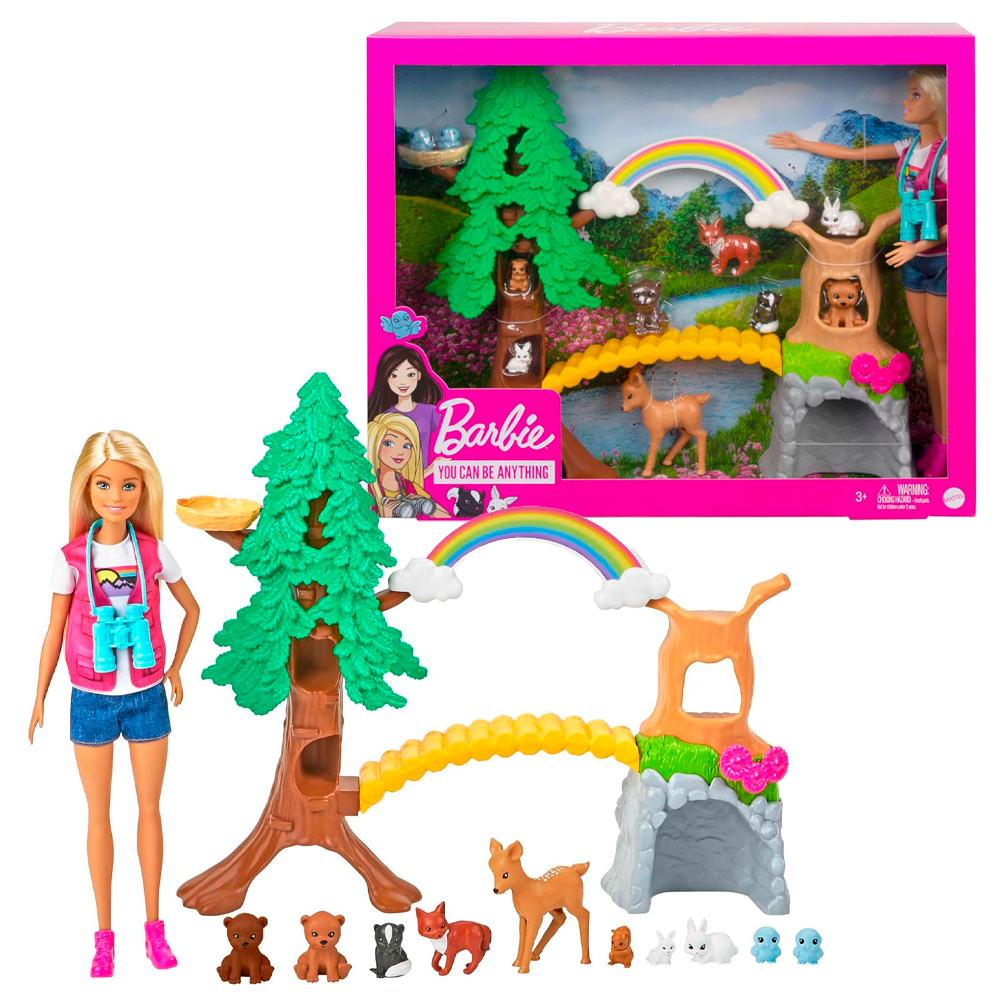 BARBIE EXPLORADORA SILVESTRE - MATTEL - IRION Juguetería - 