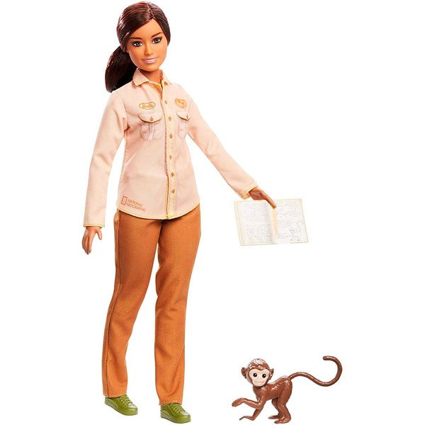 BARBIE NATIONAL GEOGRAPHIC CUIDADORA DE ANIMALITOS - IRION Juguetería - 