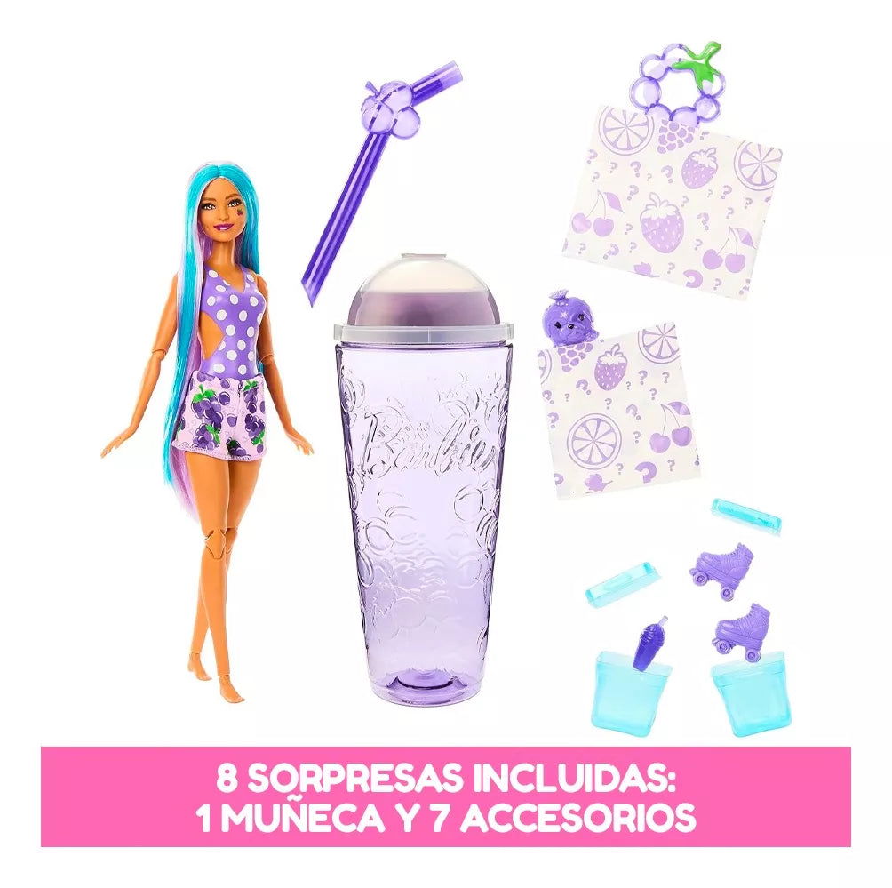 BARBIE POP REVEAL AROMA A UVAS | MATTEL - IRION Juguetería - 