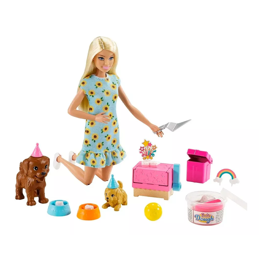 BARBIE PUPPY PARTY | MATTEL - IRION Juguetería - 