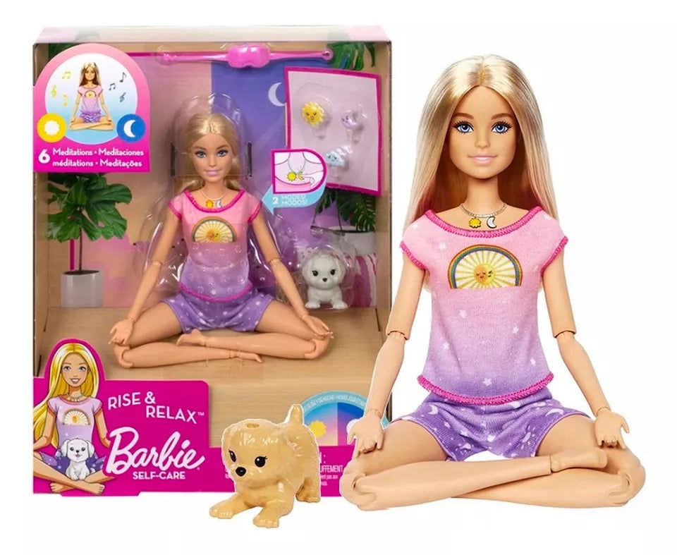 BARBIE SELF-CARE RISE & RELAX | MATTEL - IRION Juguetería - 