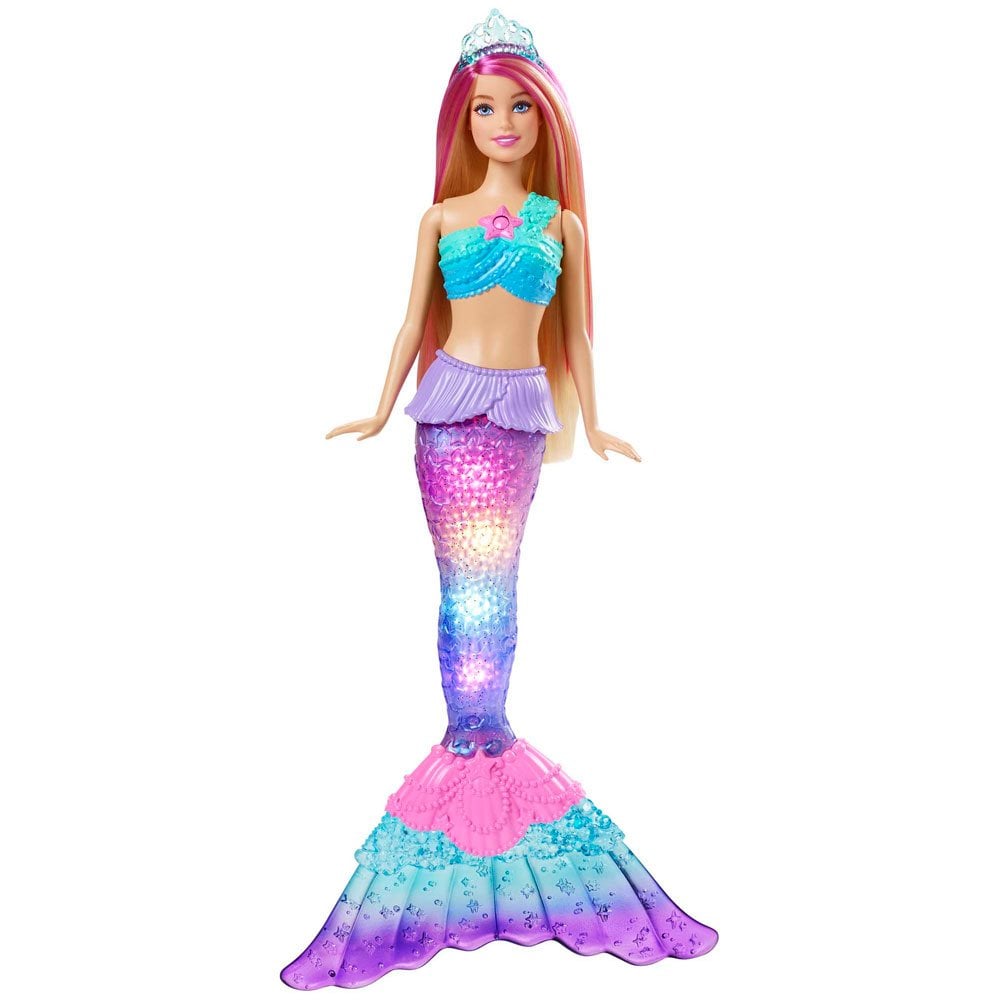BARBIE SIRENA TWINKLE LIGHTS DREAMTOPIA - IRION Juguetería - 