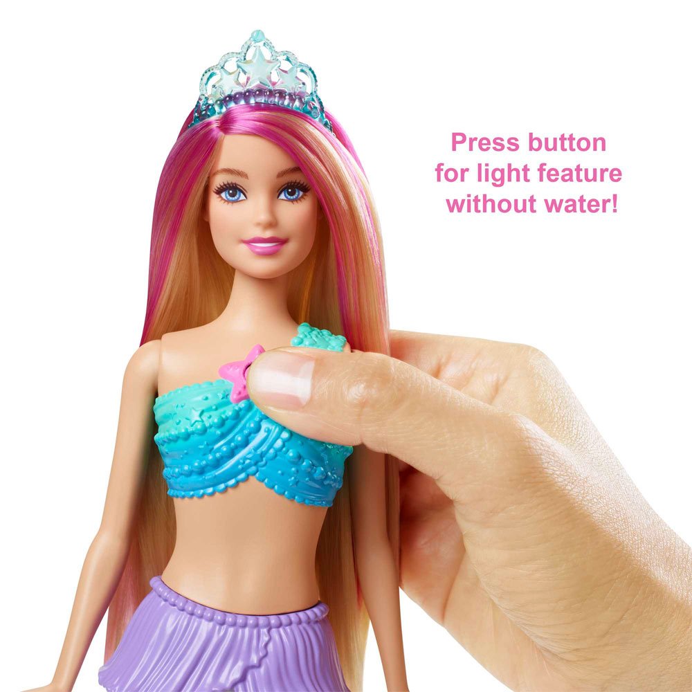 BARBIE SIRENA TWINKLE LIGHTS DREAMTOPIA - IRION Juguetería - 