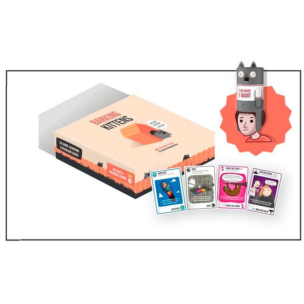 BARKING KITTENS (EXPANSIÓN DE EXPLODING KITTENS) - IRION Juguetería - 