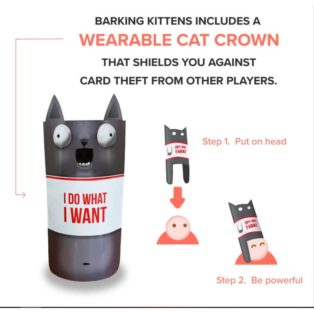 BARKING KITTENS (EXPANSIÓN DE EXPLODING KITTENS) - IRION Juguetería - 