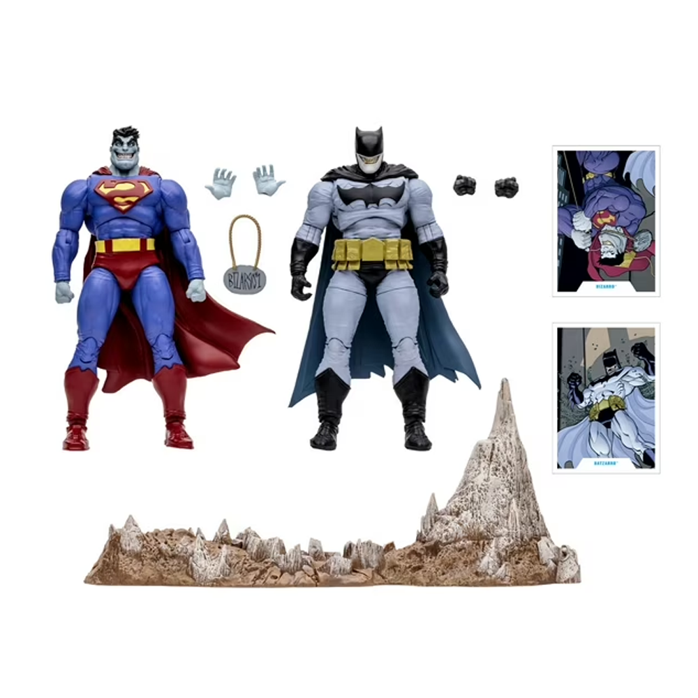 FIGURAS DC COLLECTOR BIZARRO & BATZARRO | MC FARLANE