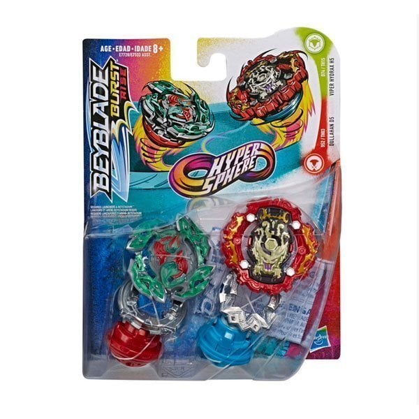 BEYBLADE BURST RISE HYPER SPHERE DULLAHAN D5 & VIPER HYDRAX H5 - IRION Juguetería - 