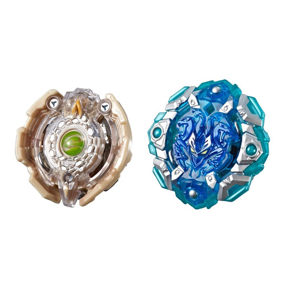 BEYBLADE BURST TURBO SLING SHOCK STONE-X QUETZIKO Q4 & ENGAARD E4 - IRION Juguetería - 