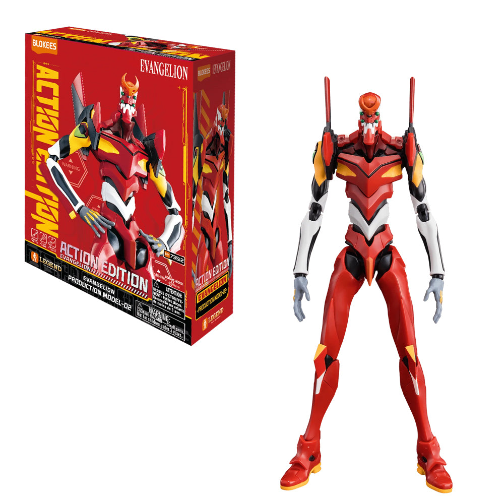 FIGURA EVANGELION TEST TYPE 02 ACTION EDITION BLOKEES