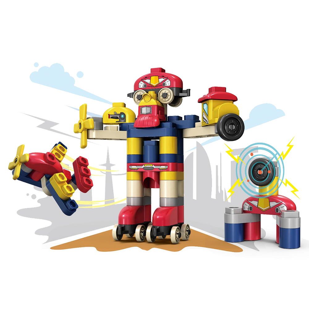 BLOCKS WORLD TREN ROBOT GIGANTE - CUTE KOALA - IRION Juguetería - 