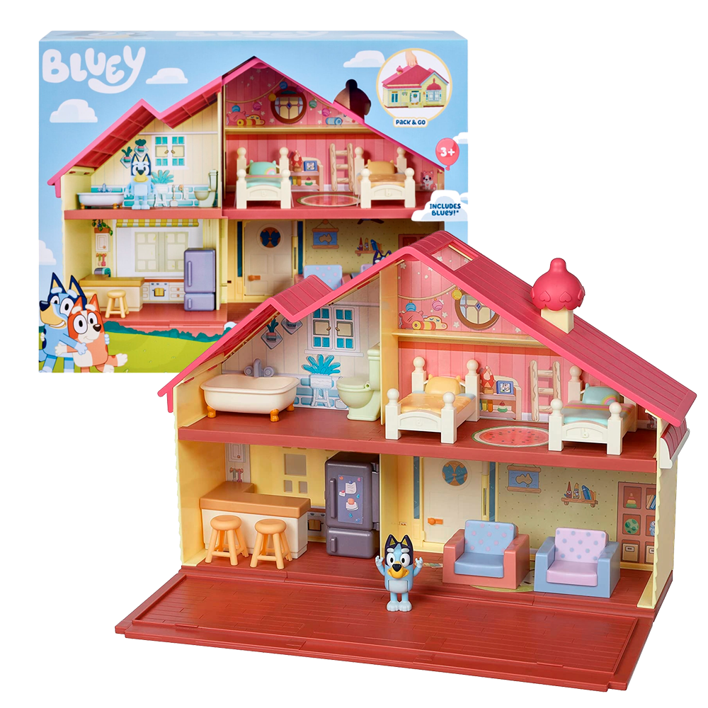 BLUEY CASA FAMILIAR PLAYSET | MOOSE - IRION Juguetería - 