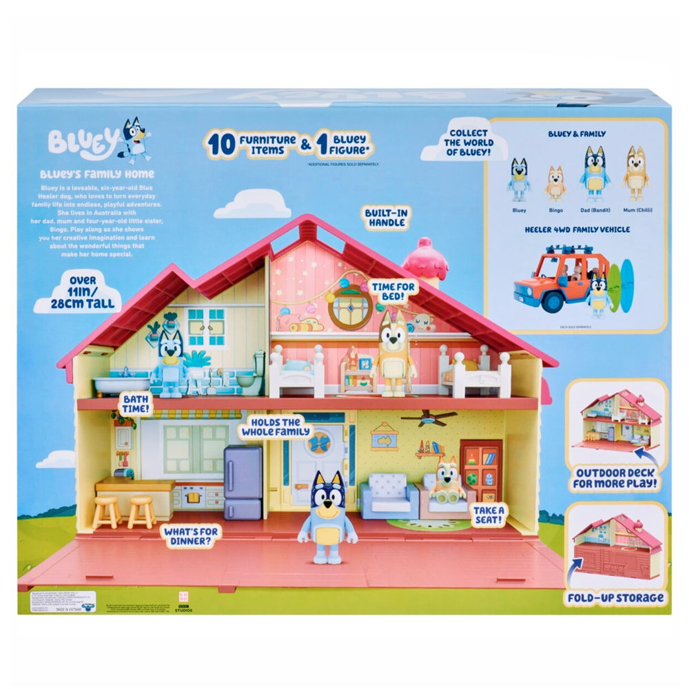 BLUEY CASA FAMILIAR PLAYSET | MOOSE - IRION Juguetería - 