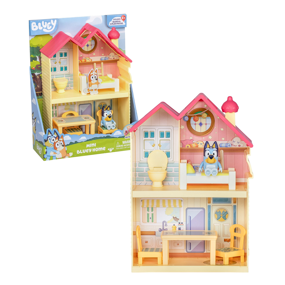 BLUEY MINI CASA FAMILIAR PLAYSET | MOOSE - IRION Juguetería - 