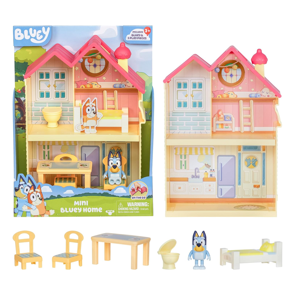 BLUEY MINI CASA FAMILIAR PLAYSET | MOOSE - IRION Juguetería - 
