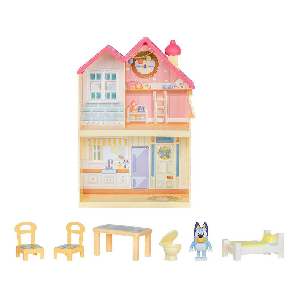 BLUEY MINI CASA FAMILIAR PLAYSET | MOOSE - IRION Juguetería - 