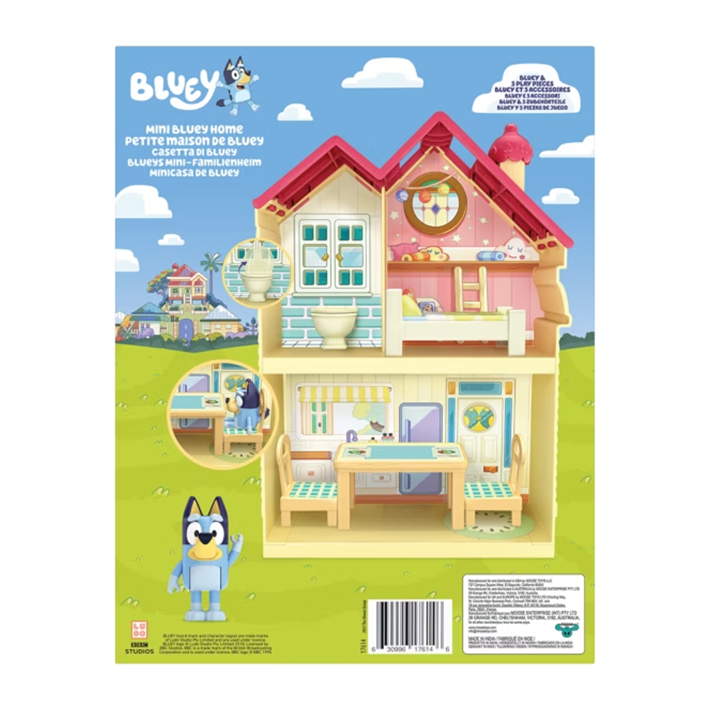 BLUEY MINI CASA FAMILIAR PLAYSET | MOOSE - IRION Juguetería - 