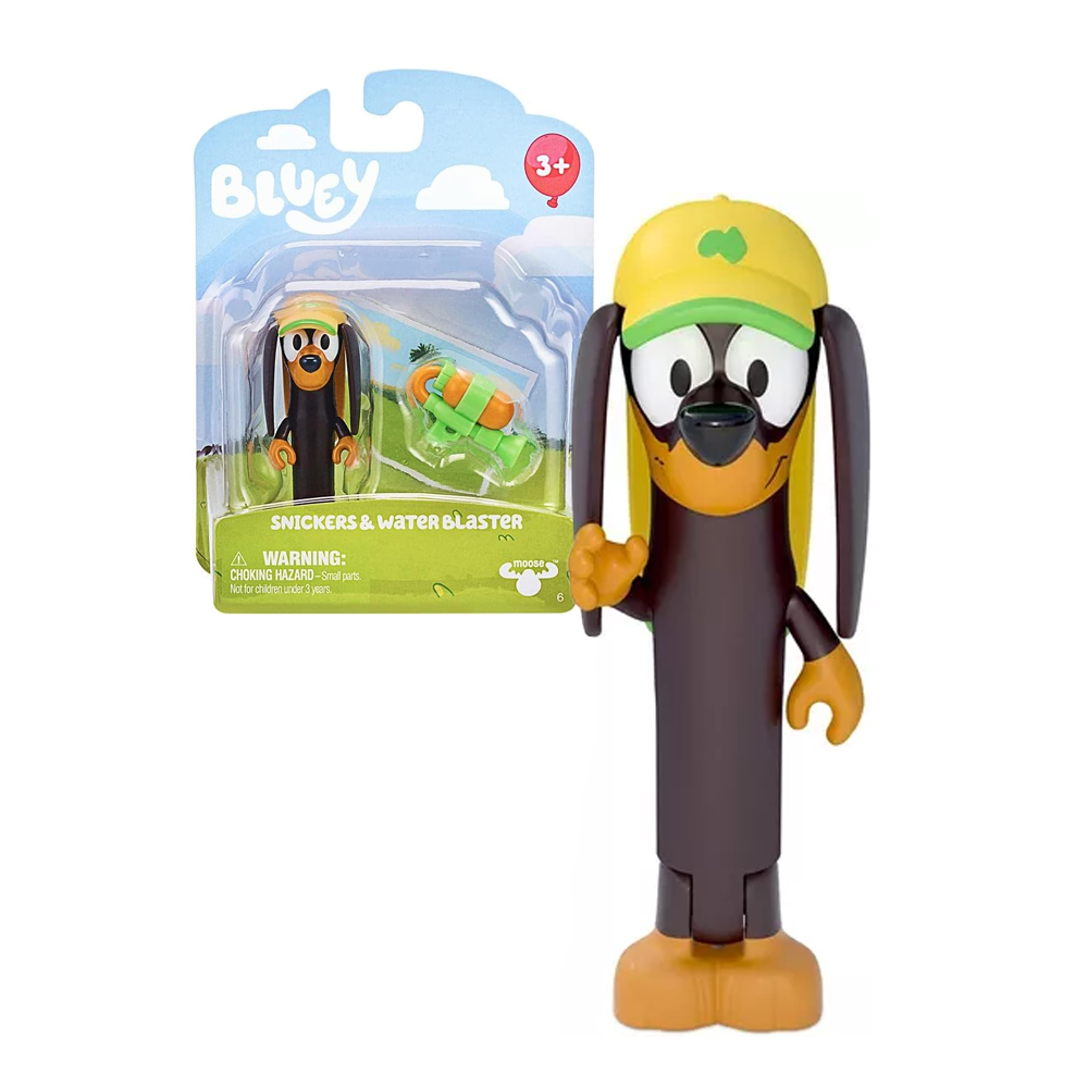 BLUEY SNICKERS Y PISTOLA DE AGUA | MOOSE - IRION Juguetería - 