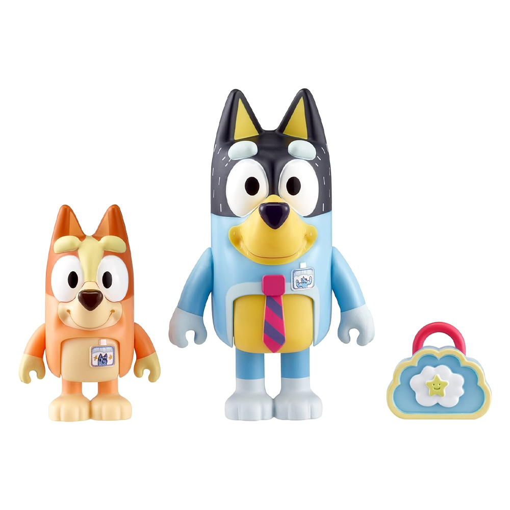 BLUEY WORK BANDIT Y BINGO | MOOSE - IRION Juguetería - 