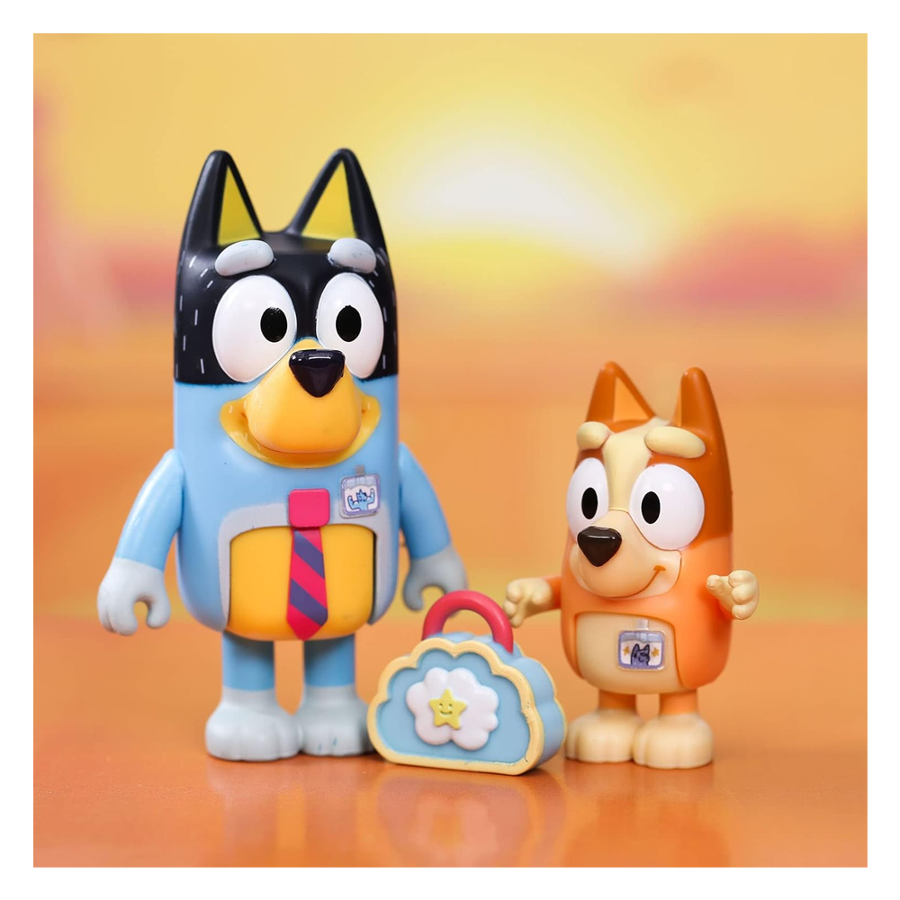 BLUEY WORK BANDIT Y BINGO | MOOSE - IRION Juguetería - 