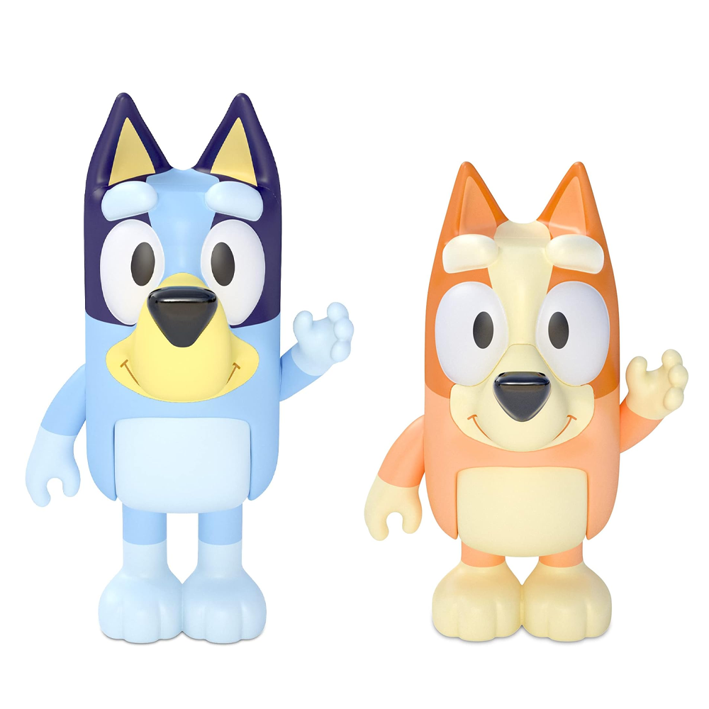 BLUEY Y SU FAMILIA SET 4 FIGURAS A | MOOSE - IRION Juguetería - 
