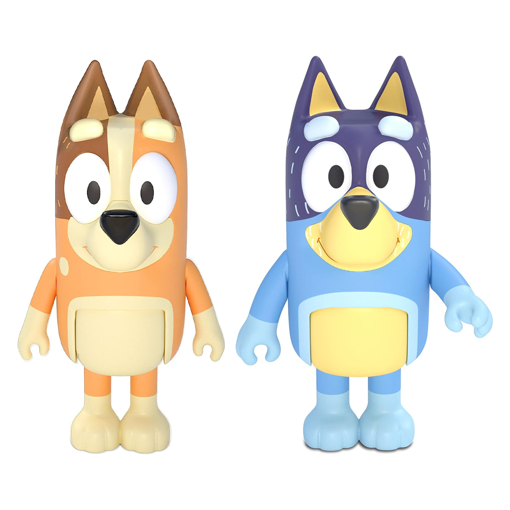 BLUEY Y SU FAMILIA SET 4 FIGURAS A | MOOSE - IRION Juguetería - 