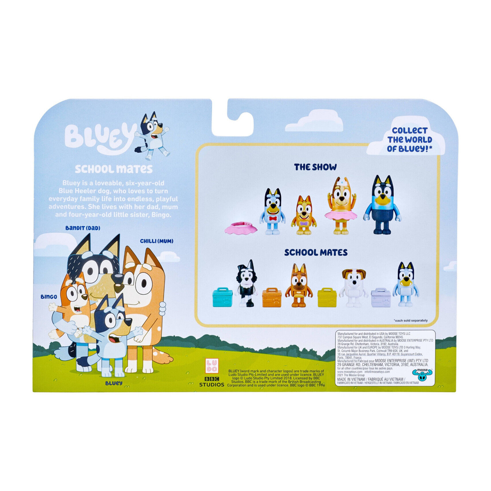 BLUEY Y SU FAMILIA THE SHOW | MOOSE - IRION Juguetería - 