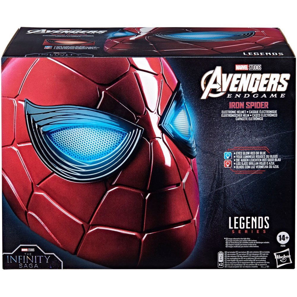 CASCO ELECTRÓNICO IRON SPIDERMAN | MARVEL LEGENDS - IRION Juguetería - 