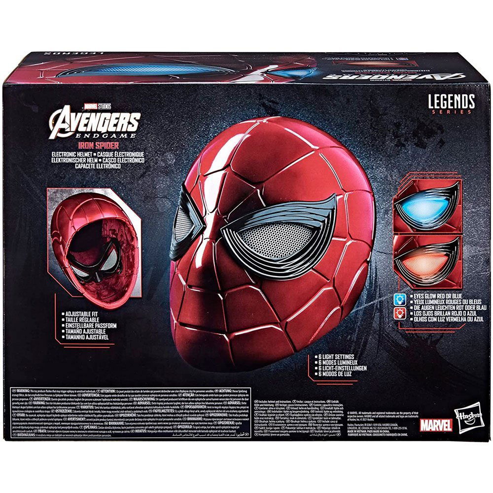 CASCO ELECTRÓNICO IRON SPIDERMAN | MARVEL LEGENDS - IRION Juguetería - 