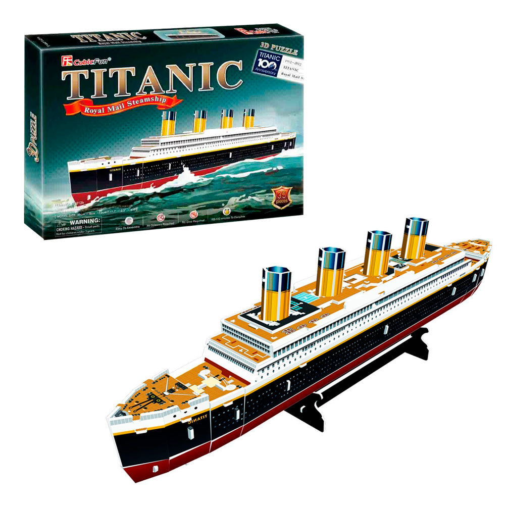 PUZZLE 3D TITANIC ROYAL MAIL SHIP (35 PIEZAS) | CUBICFUN