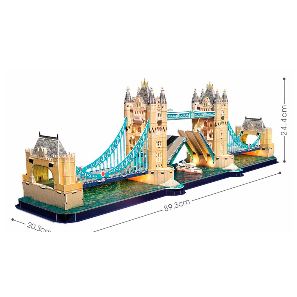 CUBICFUN LED TOWER BRIDGE NIGHT EDITION PUZZLE 3D (222 PIEZAS)