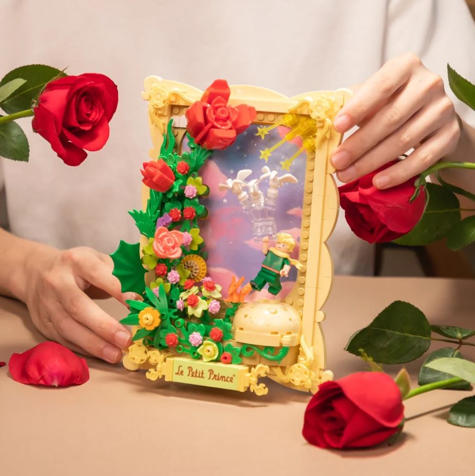 CUADRO DE ROSAS EL PRINCIPITO ARMABLE - PANTASY - IRION Juguetería - 