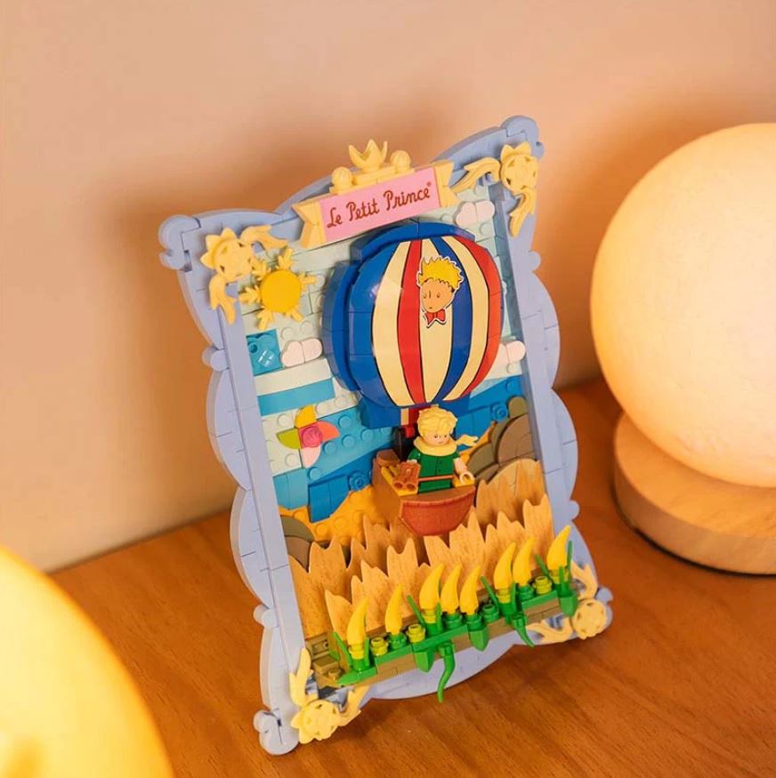 CUADRO EL PRINCIPITO GLOBO AEROSTÁTICO ARMABLE - PANTASY - IRION Juguetería - 